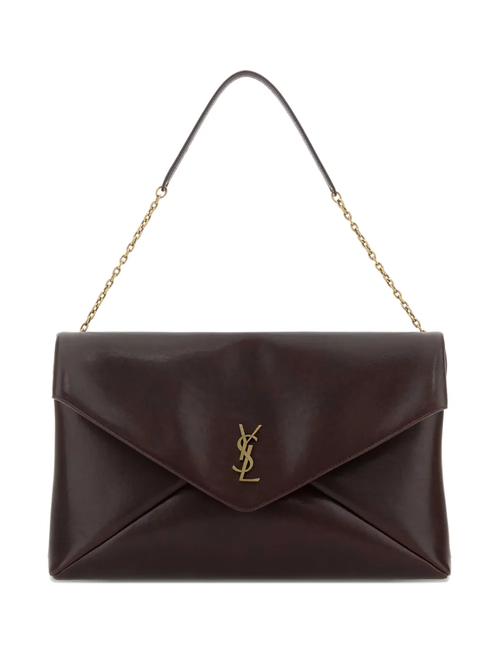 Saint Laurent XXL Cassandre chain shoulder bag - Brown