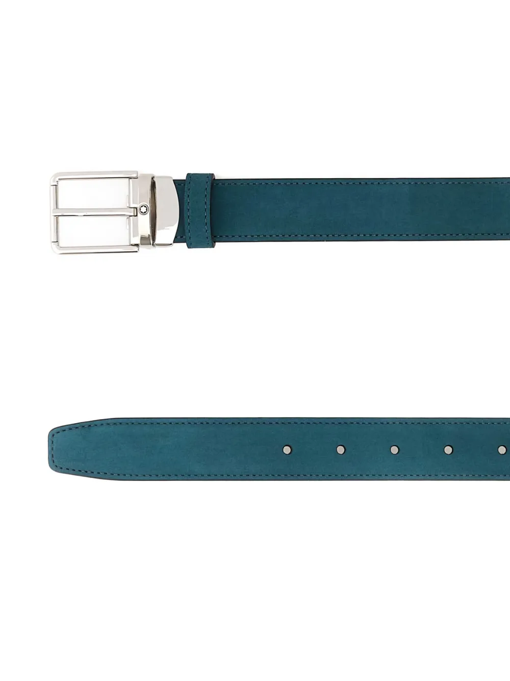 Montblanc Air Force calf leather reversible belt - Blauw