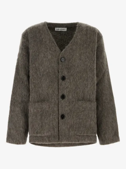 OUR LEGACY brushed-knit cardigan