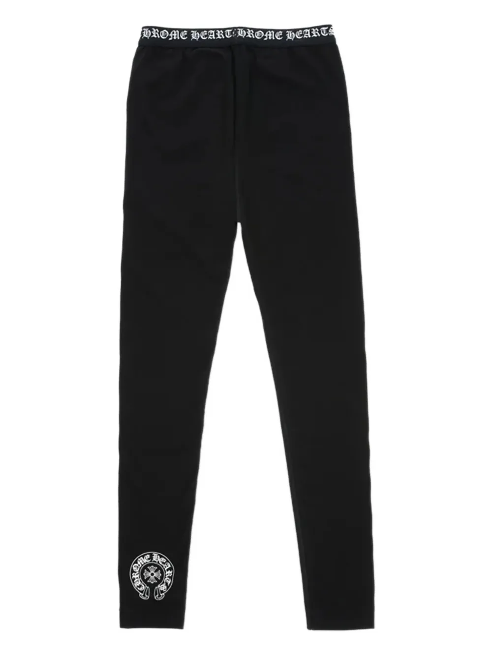 Chrome Hearts Legging met logodetail - Zwart
