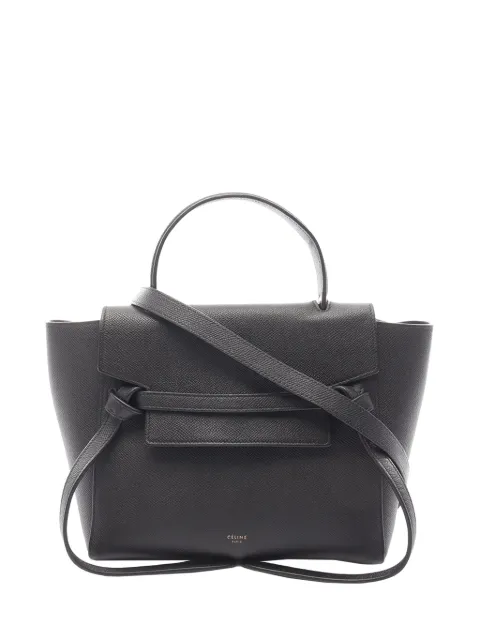 Celine Pre-Owned 2010-2025 micro Satchel-Tasche aus gekörntem Kalbsleder
