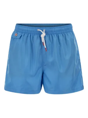 Kiton ロゴ トランクス水着 | ブルー | FARFETCH JP