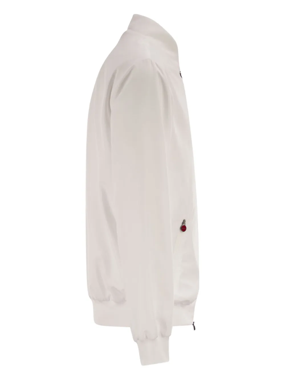  Kiton Lightweight Zip Sweatshirt - White 