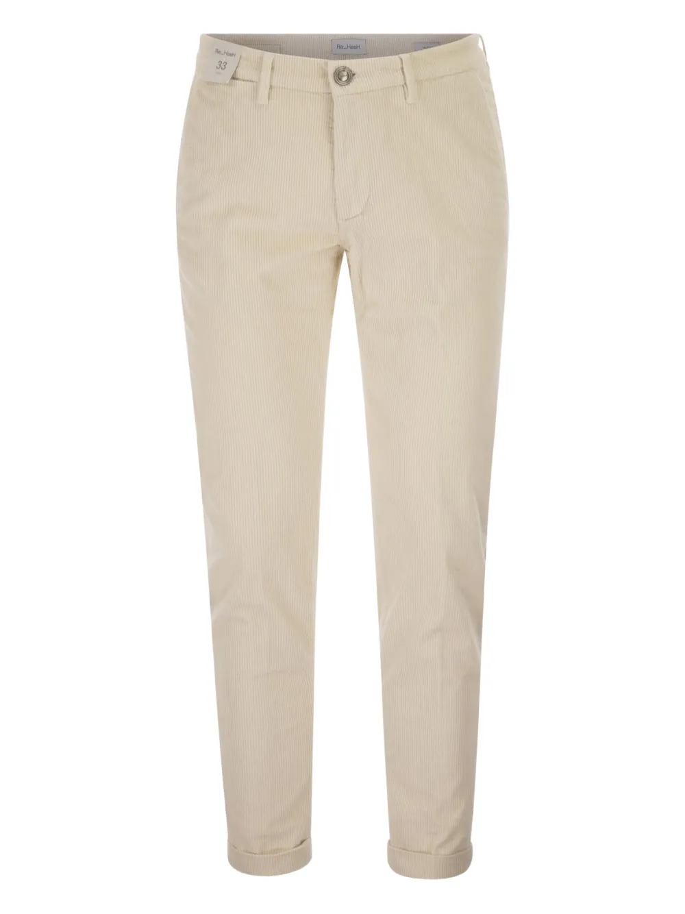 Re-Hash ribbed chinos trousers | Neutrals | Image 1