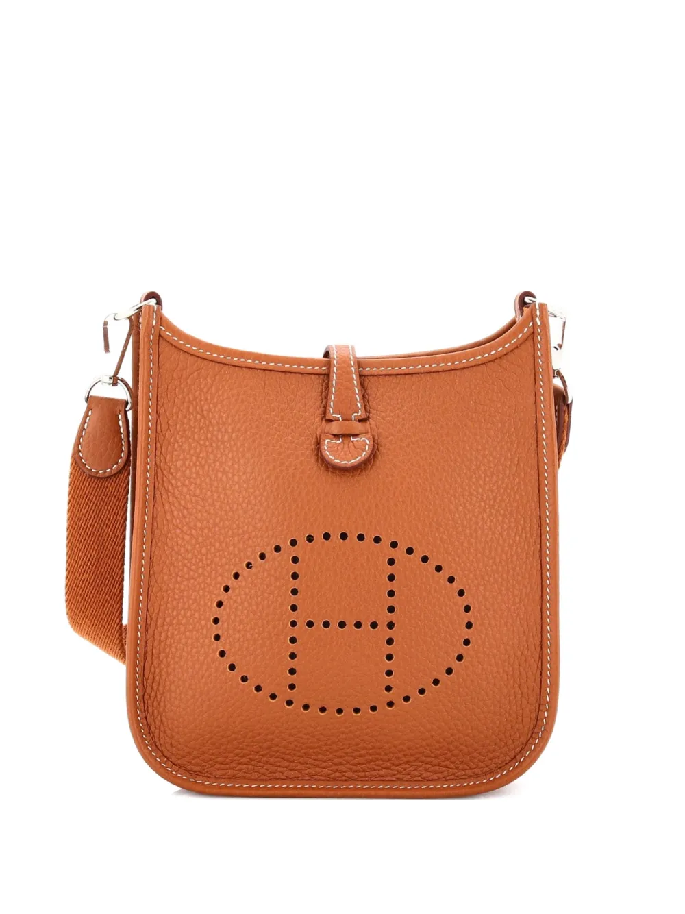 Hermès Pre-Owned Evelyne Bag Gen III Clemence TPM crossbody bag - Brown