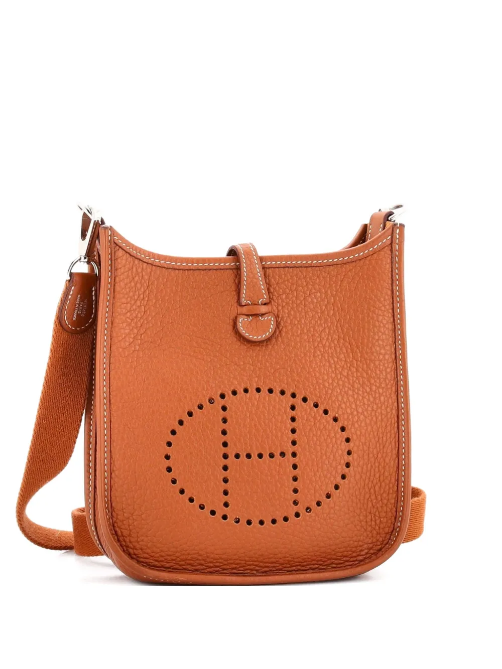 Hermès Pre-Owned Evelyne Bag Gen III Clemence TPM crossbody bag - Brown