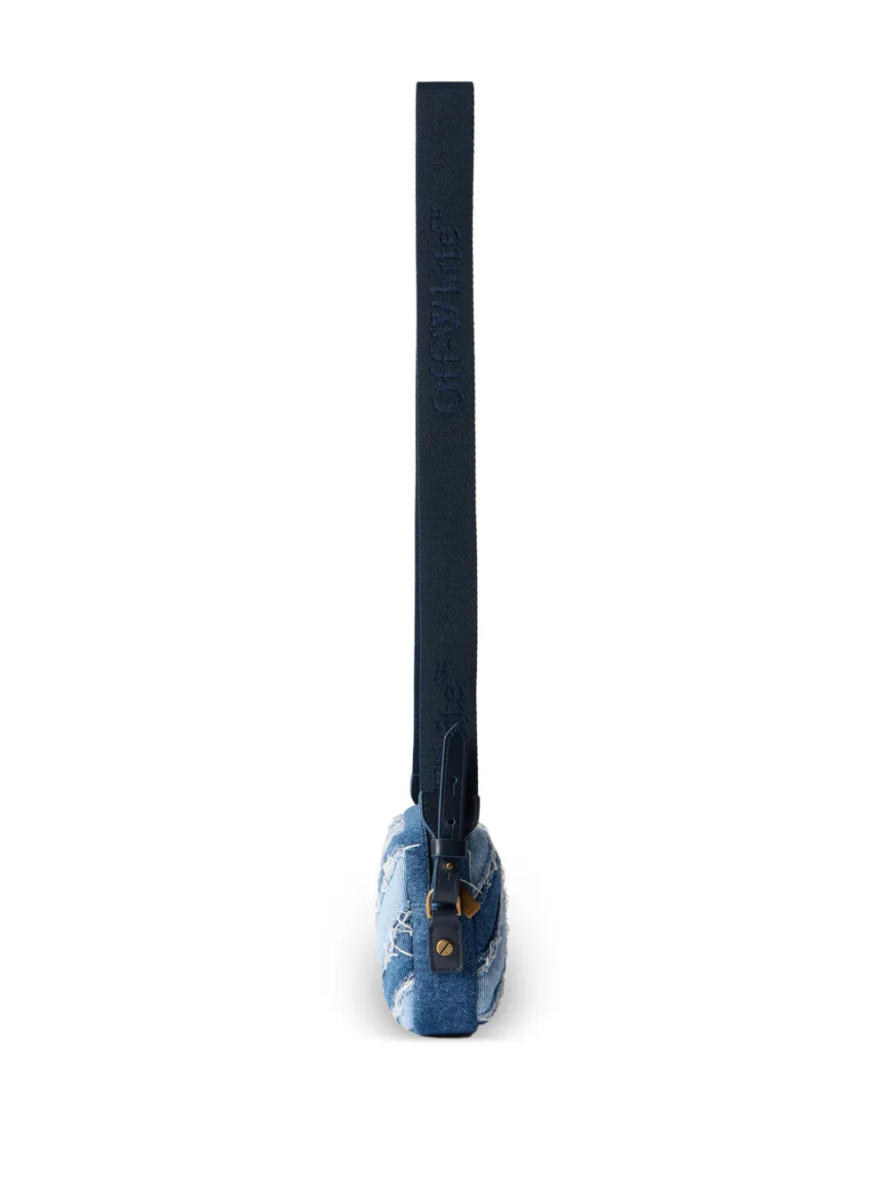 Off-White Gerafelde cameratas Blauw