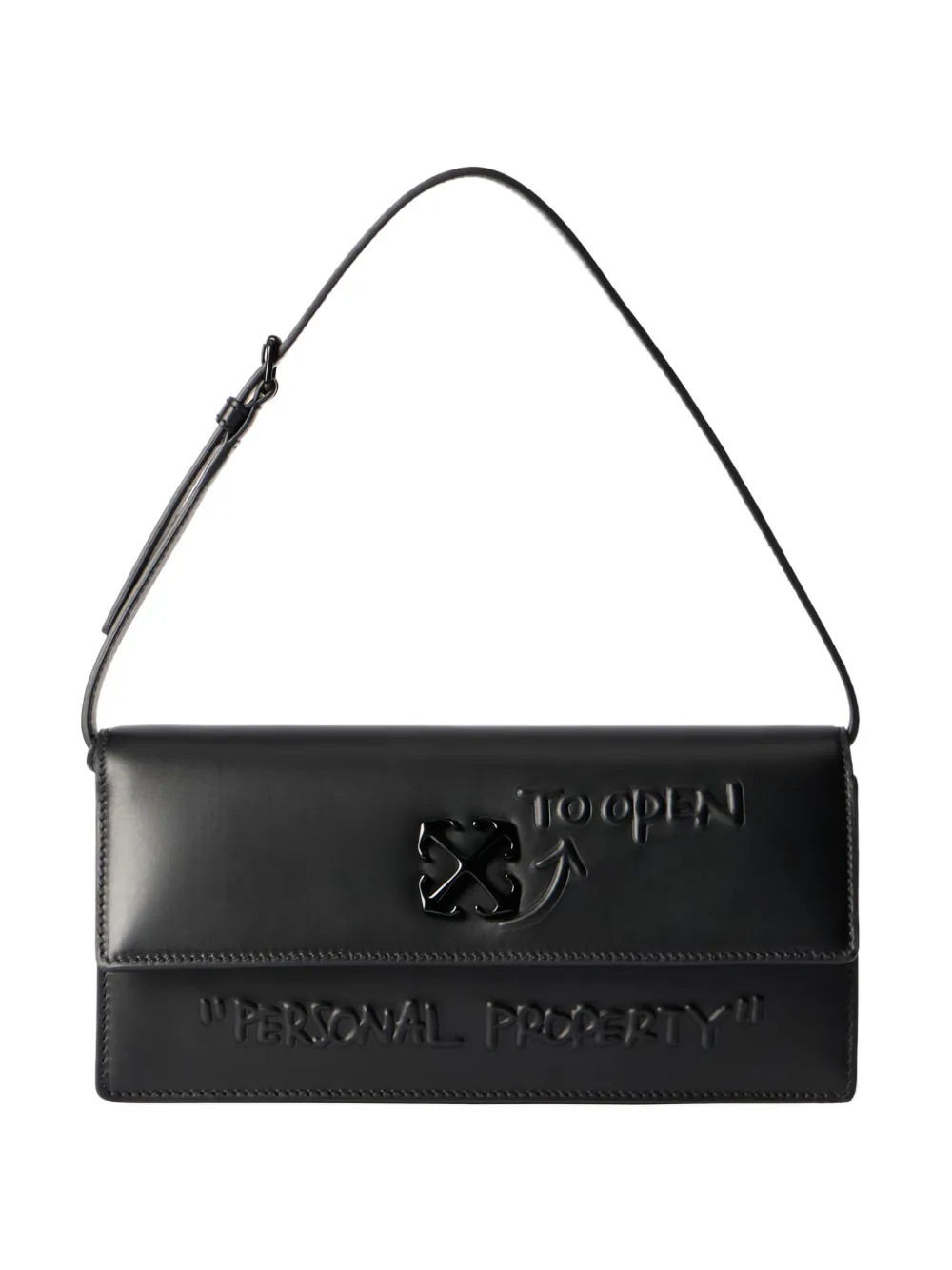 Off-White Jitney 1.0 Quote3D shoulder bag - Black