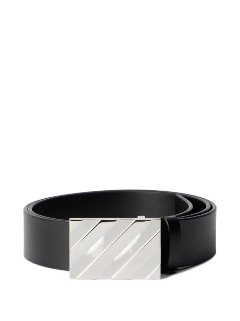 Off-White Diagonal buckle leather belt