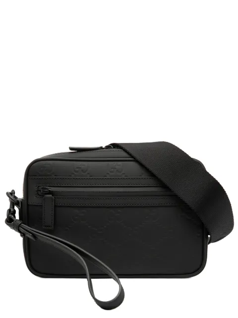 Gucci Pre-Owned 2016-2025 GG Rubber Effect Leather crossbody bag