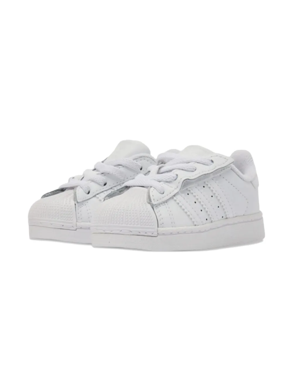 adidas Kids Superstar II perforated sneakers - Bianco