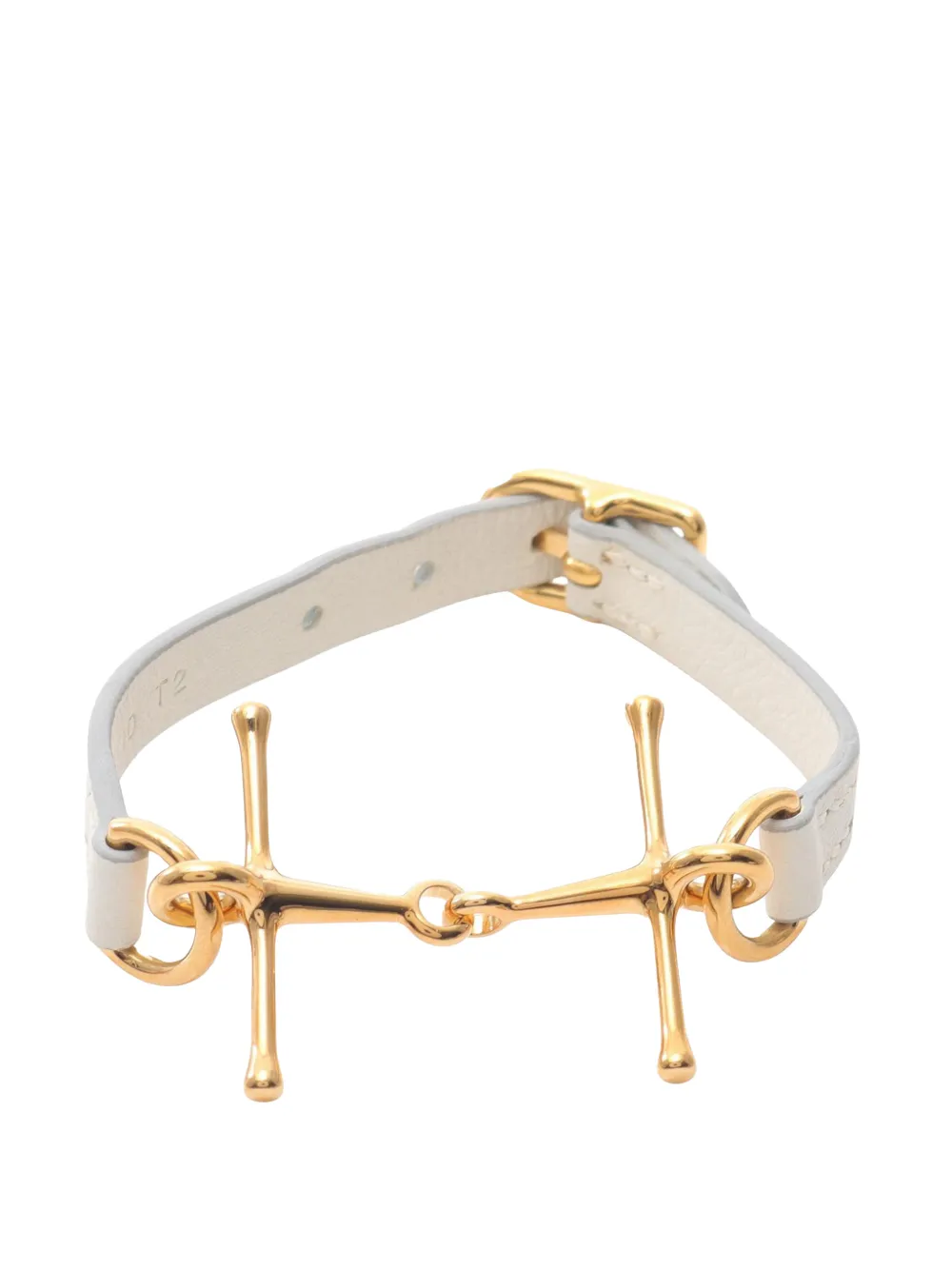 Hermès Pre-Owned 2018 Swift Mors Wrap Bracelet T2 costume bracelet - Weiß