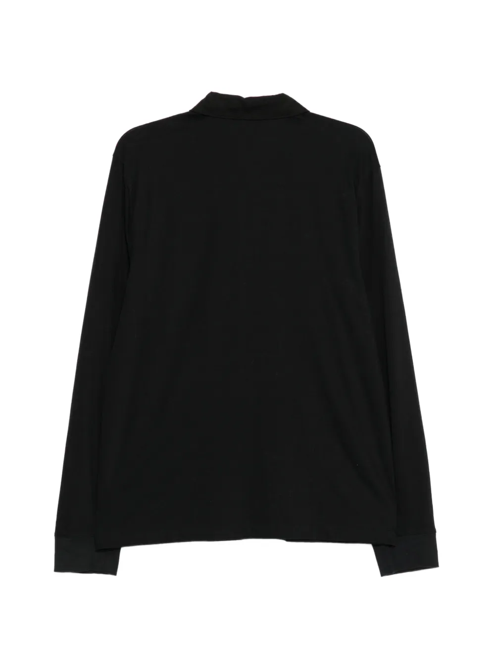 James Perse heavy luxe rugby polo shirt - Zwart