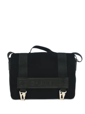 CHANEL Pre-Owned Sports Line CC Travel Bag | Black | FARFETCH