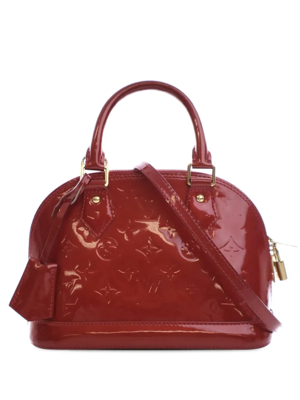 Louis Vuitton Pre-Owned 2013 Monogram Vernis Alma BB satchel - Rosso