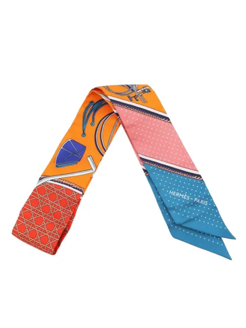 Hermès Pre-Owned foulard Les Voitures à Transformation (2017)