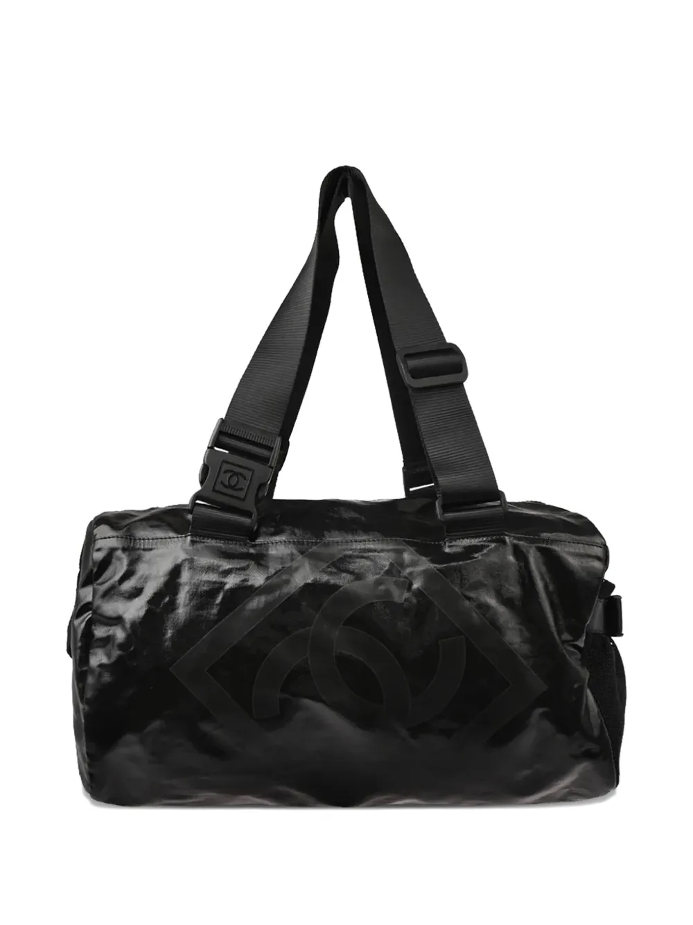 CHANEL Pre-Owned Borsone Sport Line con logo 2006-2008 - Nero