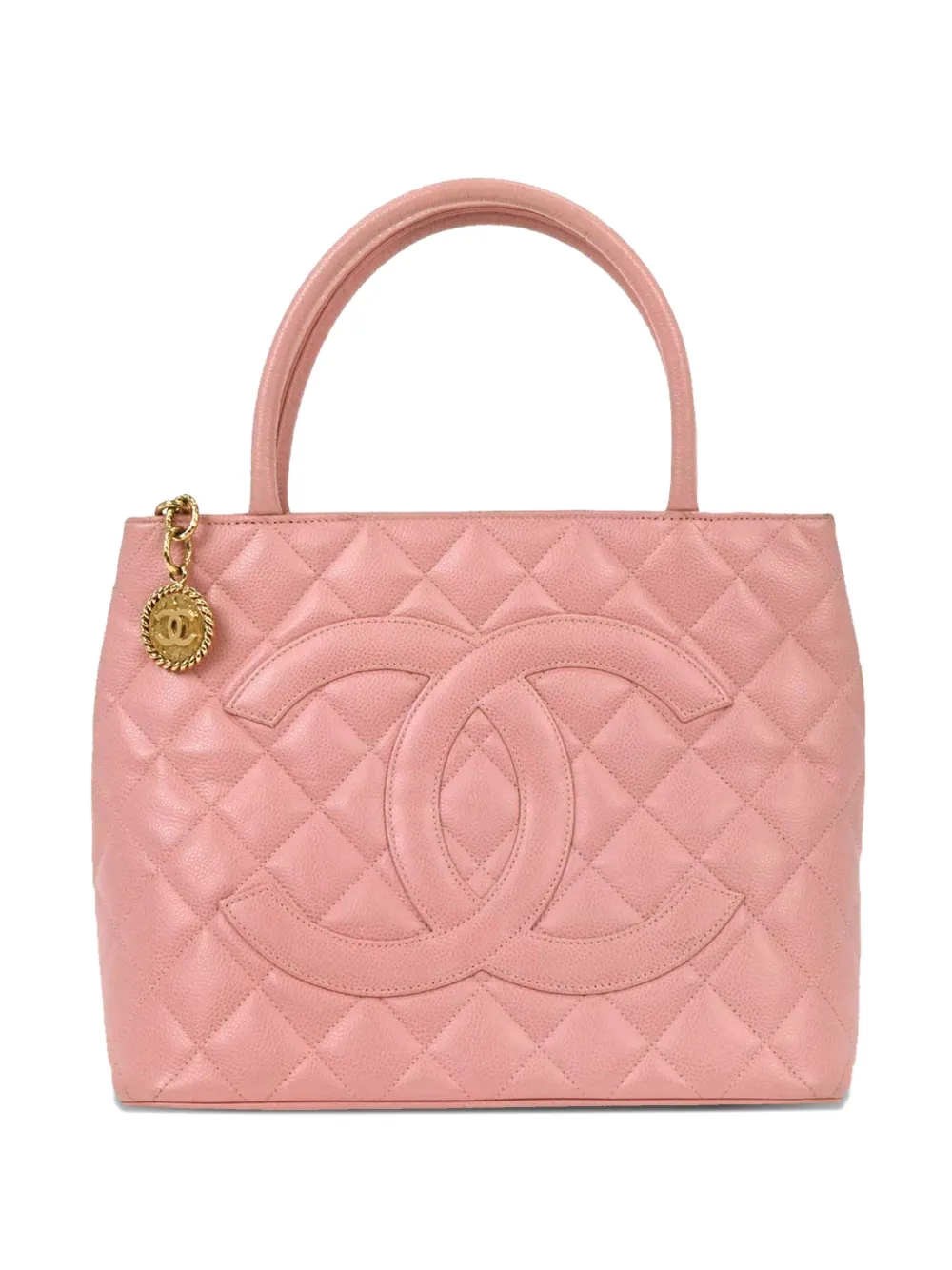 CHANEL Pre-Owned Borsa tote Medallion trapuntata 2004-2005 - Rosa