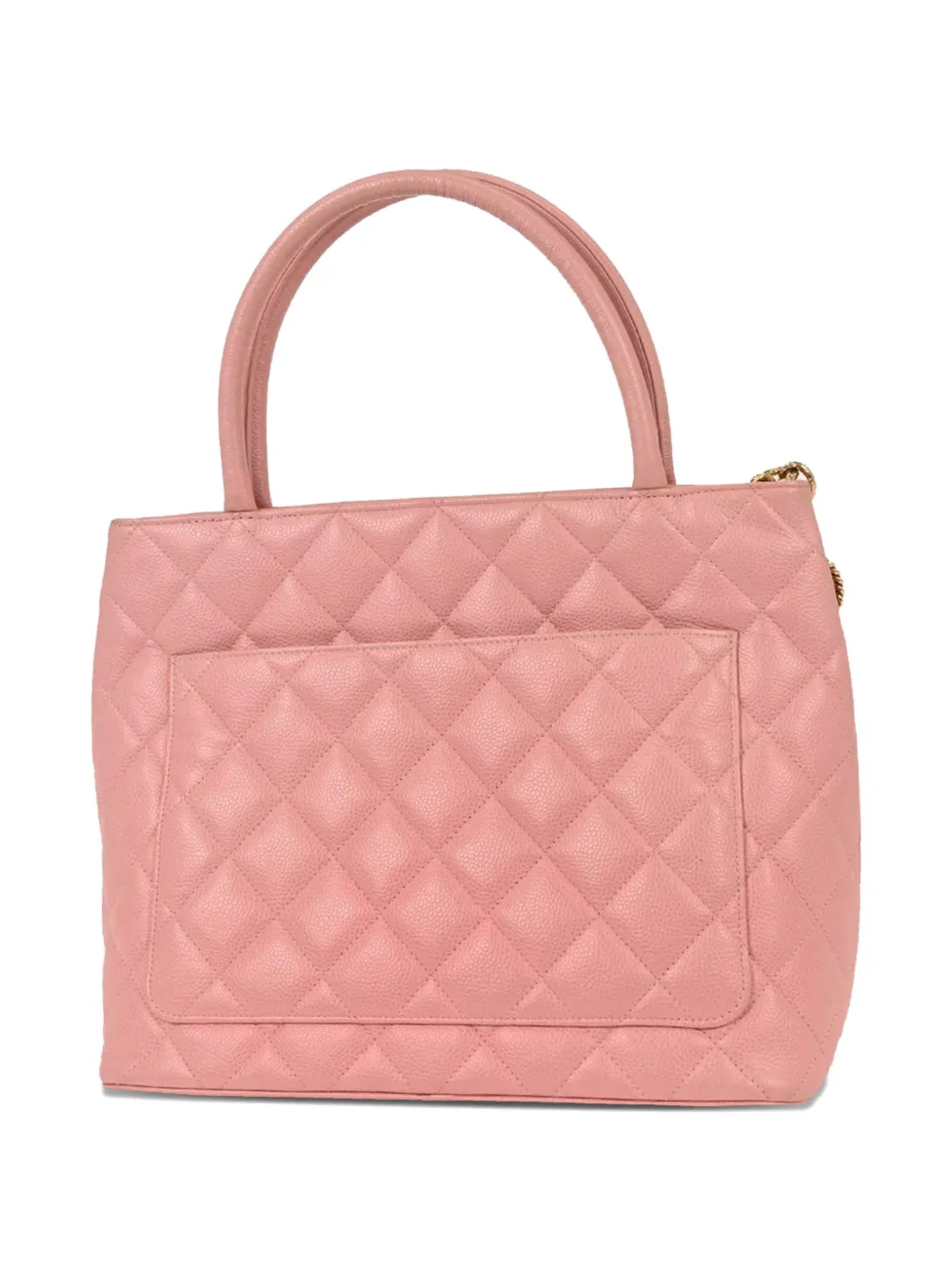 CHANEL Pre-Owned 2004-2005 Medallion gewatteerde shopper - Roze