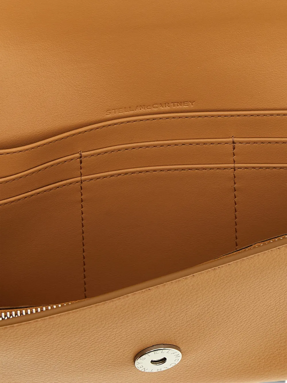 Stella McCartney Ryder crossbodytas met omslag Beige