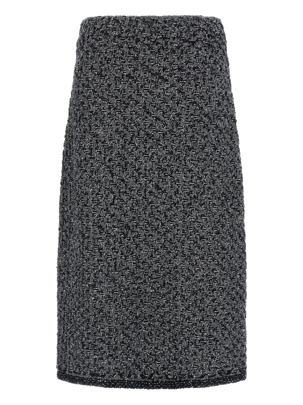 Fabiana Filippi elastic-waistband midi skirt - Grigio