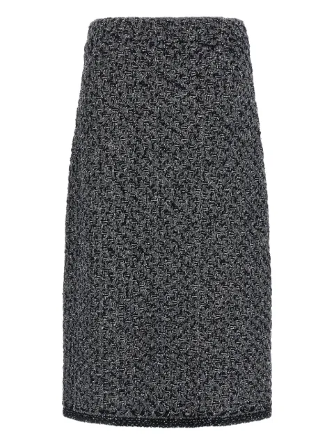 Fabiana Filippi — elastic-waistband midi skirt