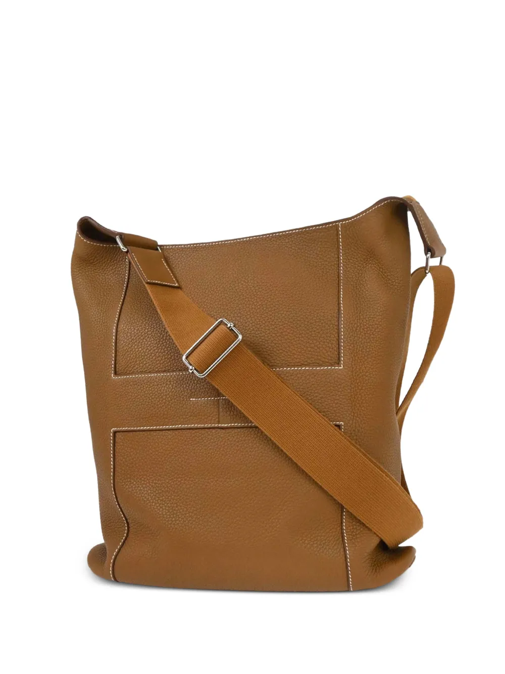 Hermès Pre-Owned 2008 GM Good News leather shoulder bag - Brown