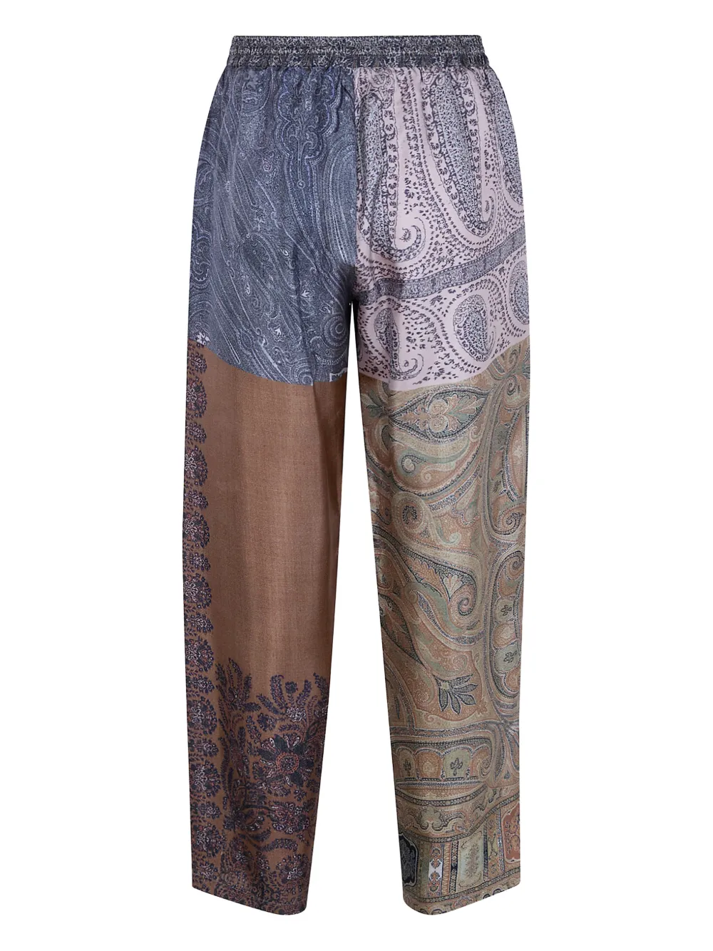 Pierre-Louis Mascia patchwork paisley trousers - Bruin