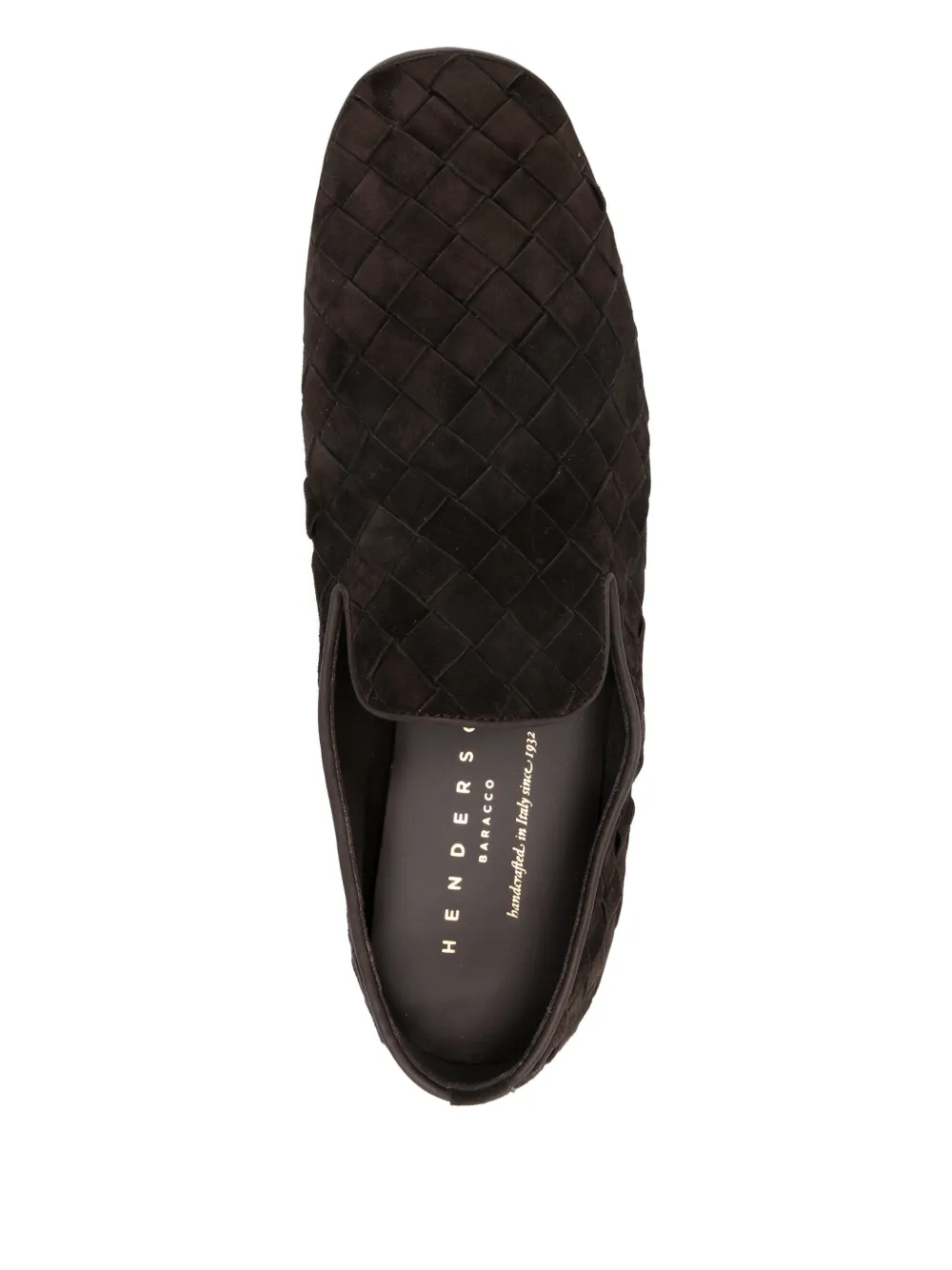 Henderson Baracco woven-design loafers Bruin