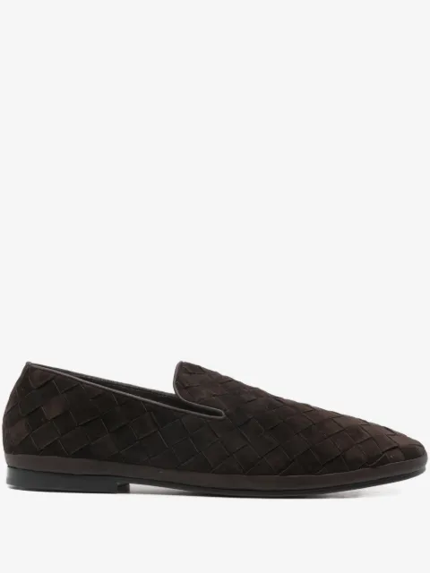 Henderson Baracco mocasines con diseño entretejido