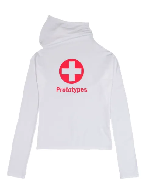 PROTOTYPES logo-print hoodie