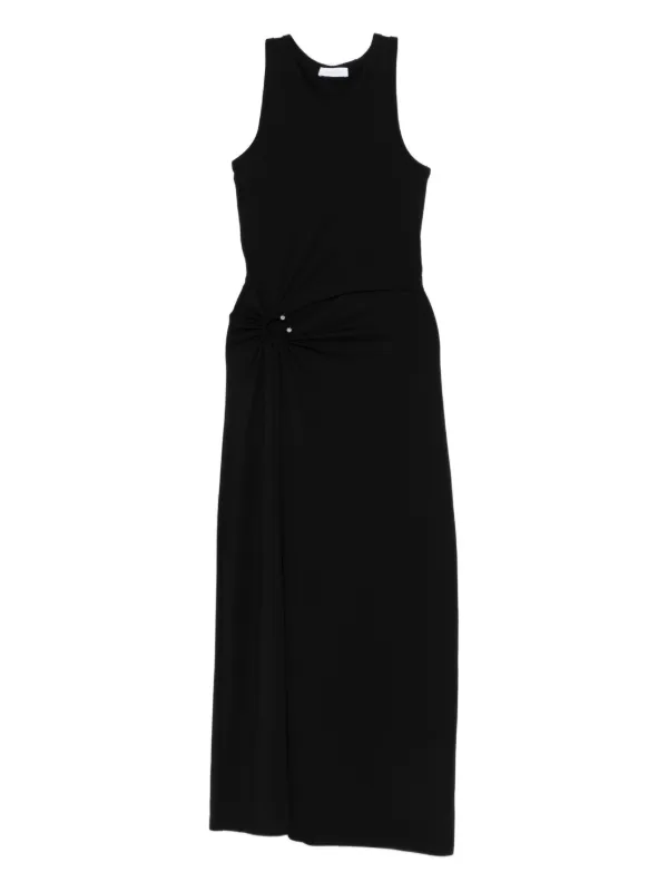 Rabanne Ring-detail Maxi Dress in Black