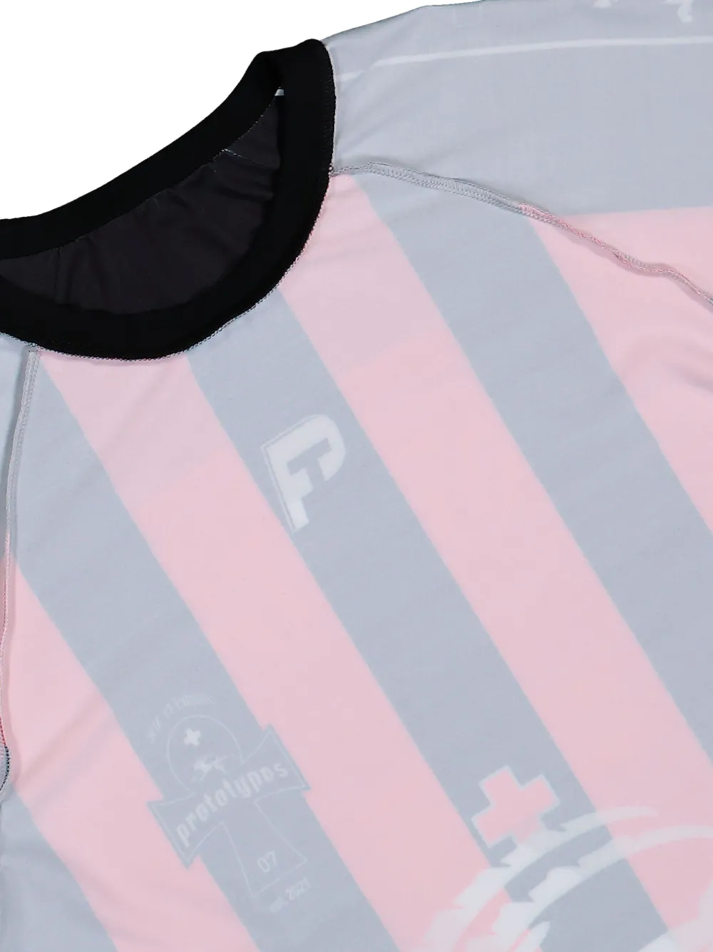 PROTOTYPES Gestreepte sweater Rood