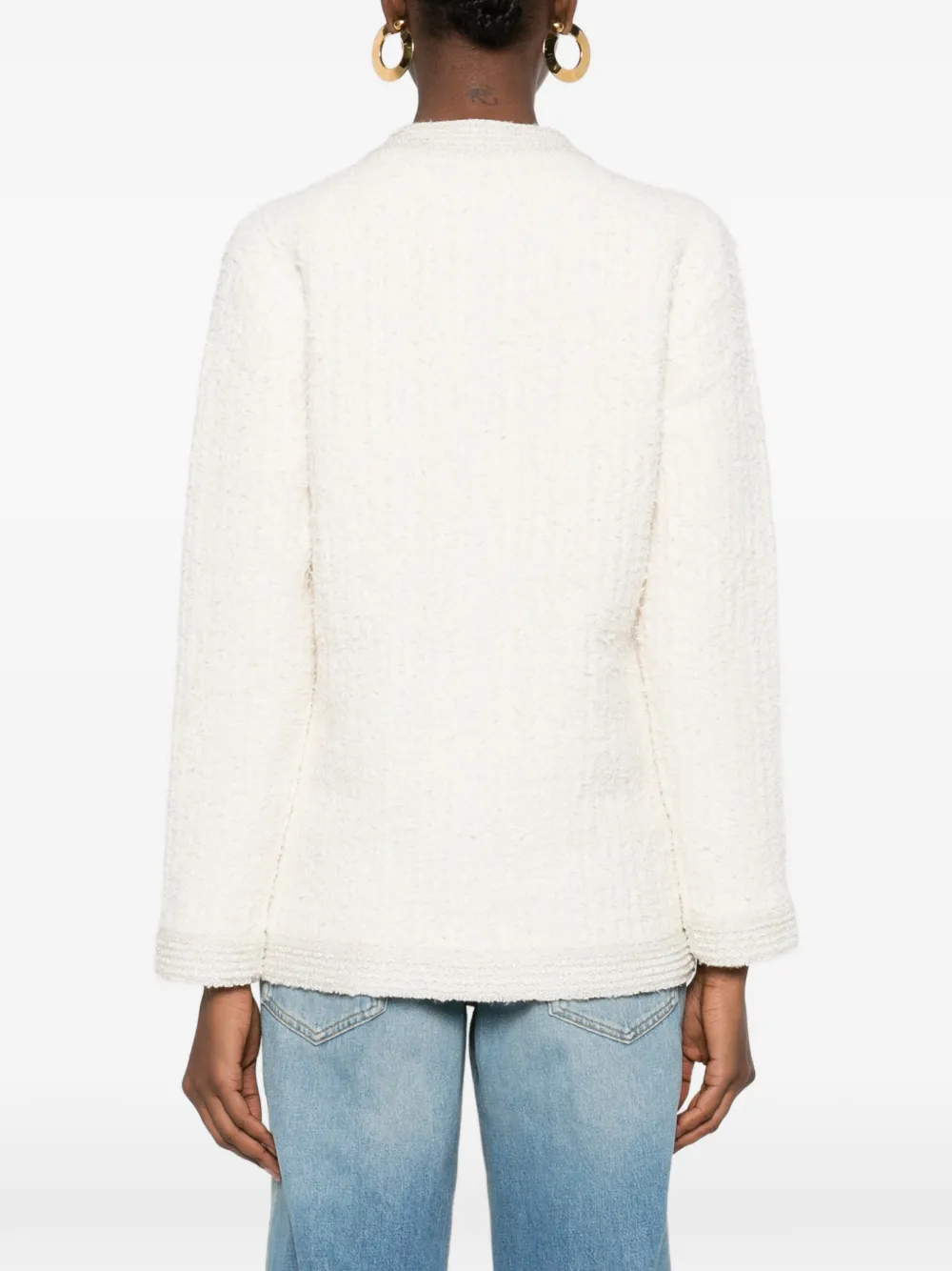Gucci Jack met opgestikte zak en knopen Beige