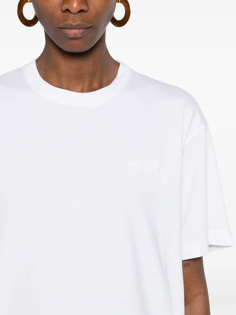Gucci T-shirt met borduurwerk Wit