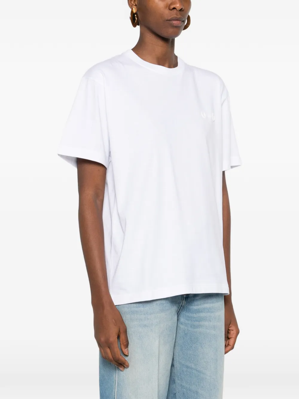 Gucci T-shirt met borduurwerk Wit