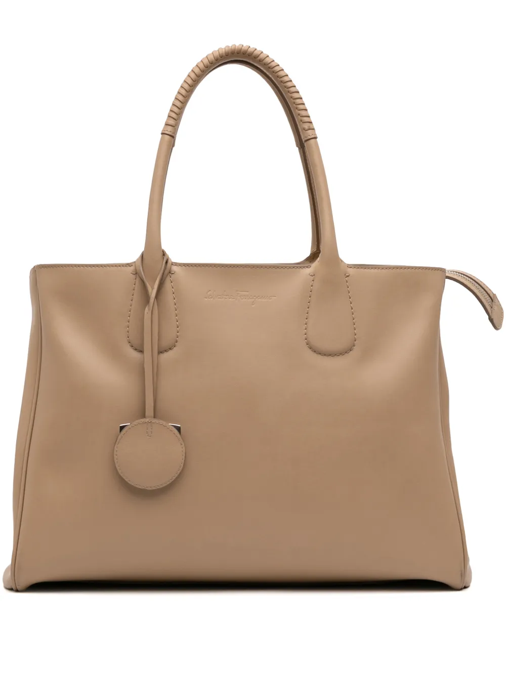 Ferragamo Pre-Owned 2021 Small Leather Nolita tote bag | Brown | Image 1