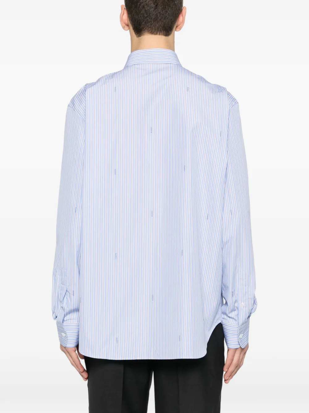 Gucci Gestreept overhemd Blauw