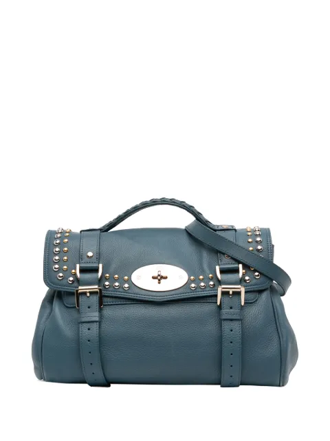 Mulberry Pre-Owned 2010-2015 Grained Calfskin Studded Alexa satchel