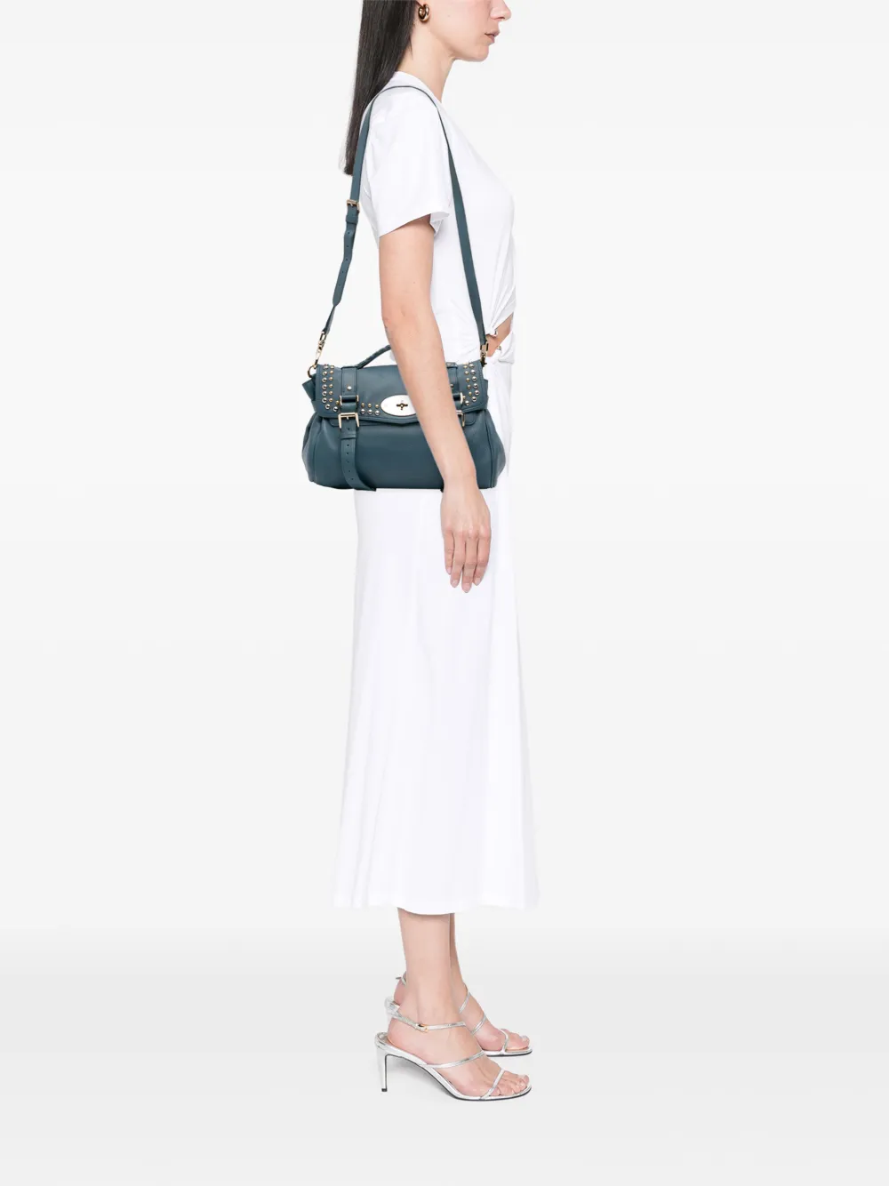 Mulberry Pre-Owned 2010-2015 Grained Calfskin Studded Alexa satchel | Pre-Owned | Image 2