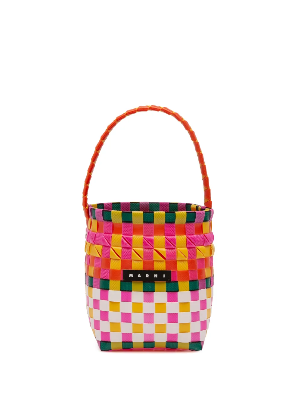 Marni Pre-Owned 2010-2025 Woven Plastic Basket Bag bucket bag | Multicolour | Image 1