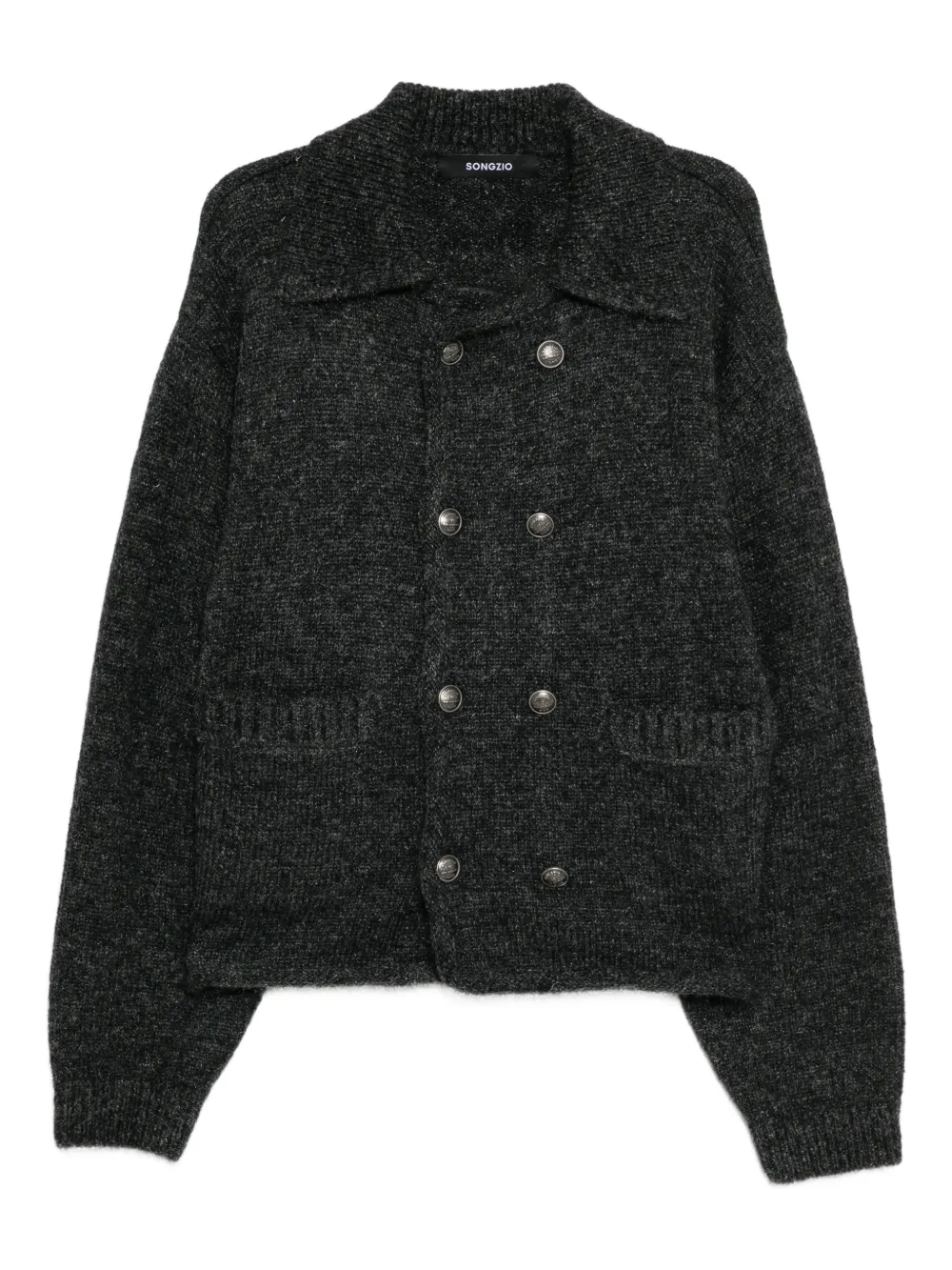 SONGZIO double-breasted cardigan - Grey