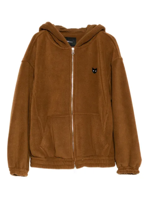 SONGZIO chamarra texturizada con pantera bordada