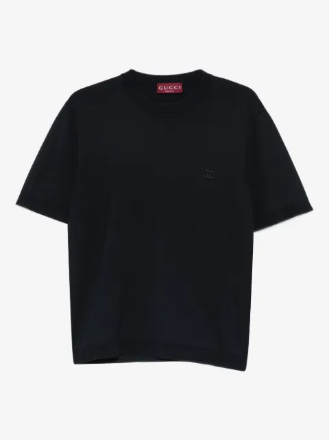 Gucci camiseta con cuello redondo