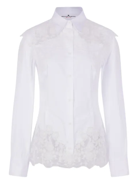Ermanno Scervino lace-detail shirt