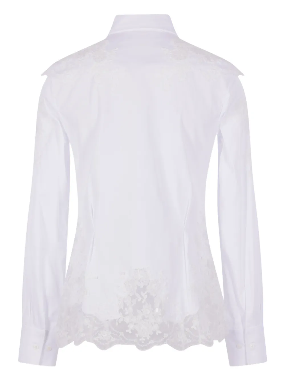 Ermanno Scervino lace-detail shirt - Wit