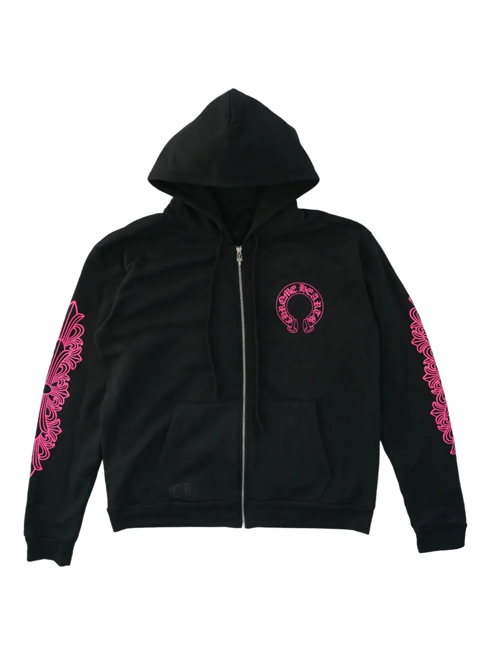 Chrome Hearts Felpa con cappuccio e zip - Nero
