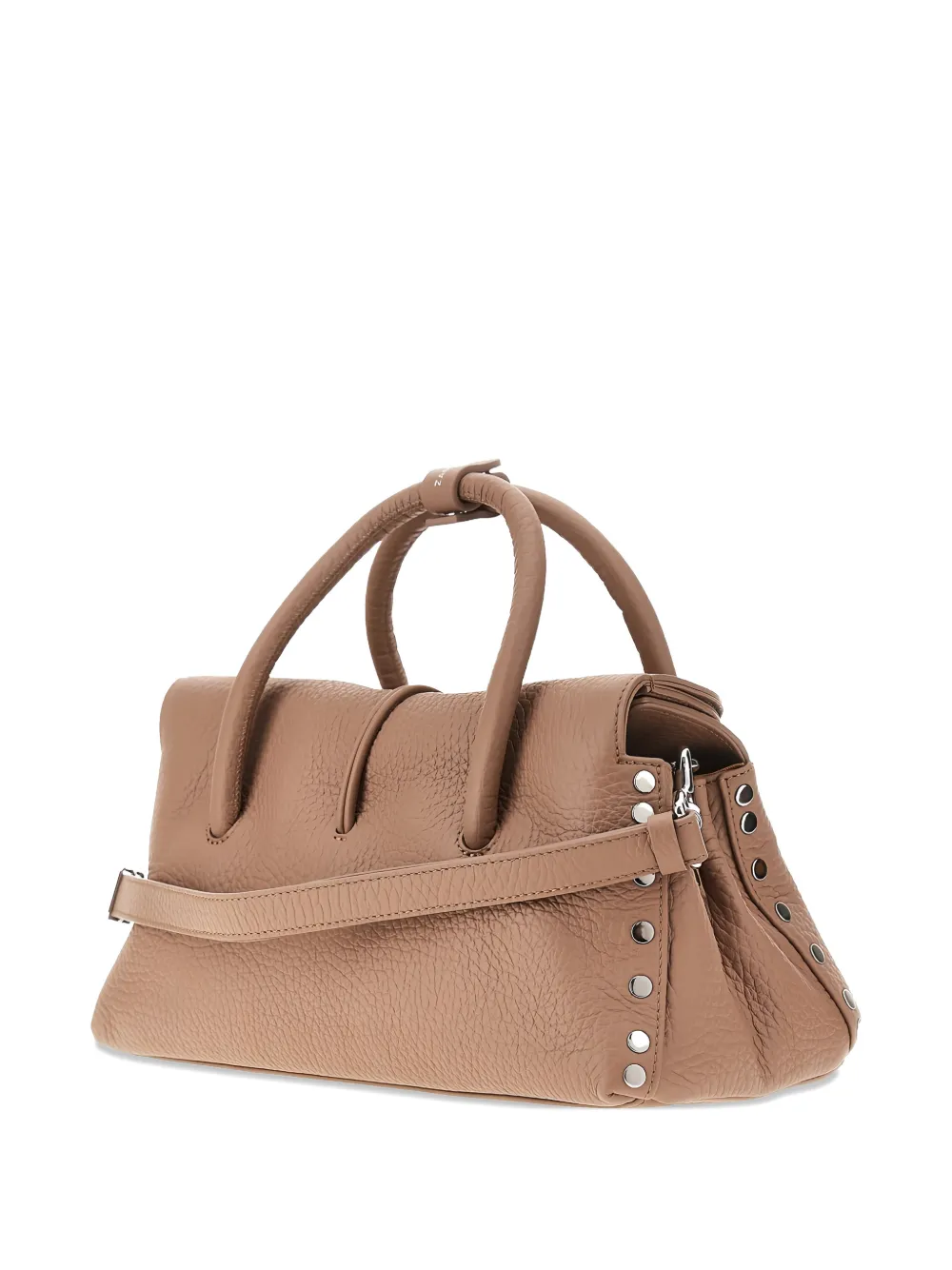 Zanellato Dott studded tote bag - Bruin