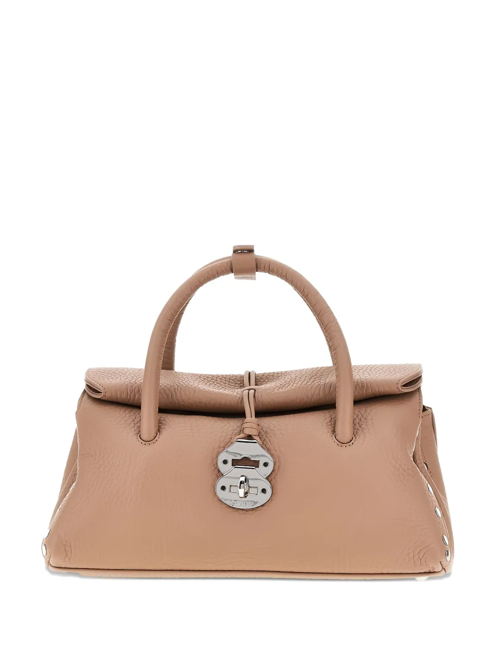 Zanellato Dott studded tote bag - Marrone