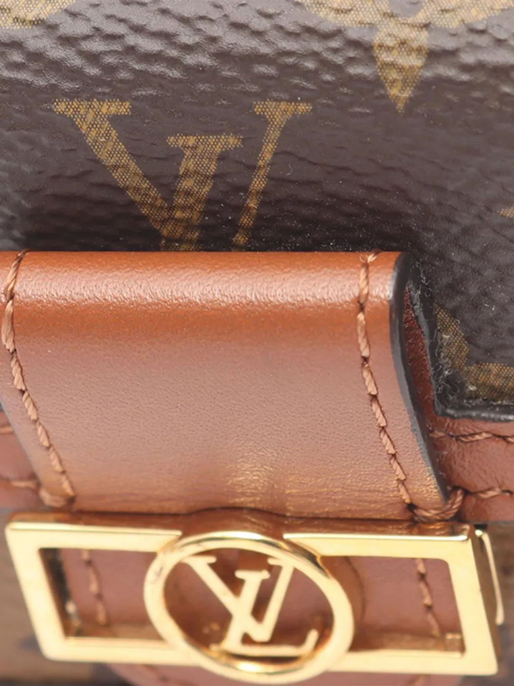 Louis Vuitton Pre-Owned 2020 Monogram Reverse Micro Dauphine crossbody bag | Pre-Owned | Image 2